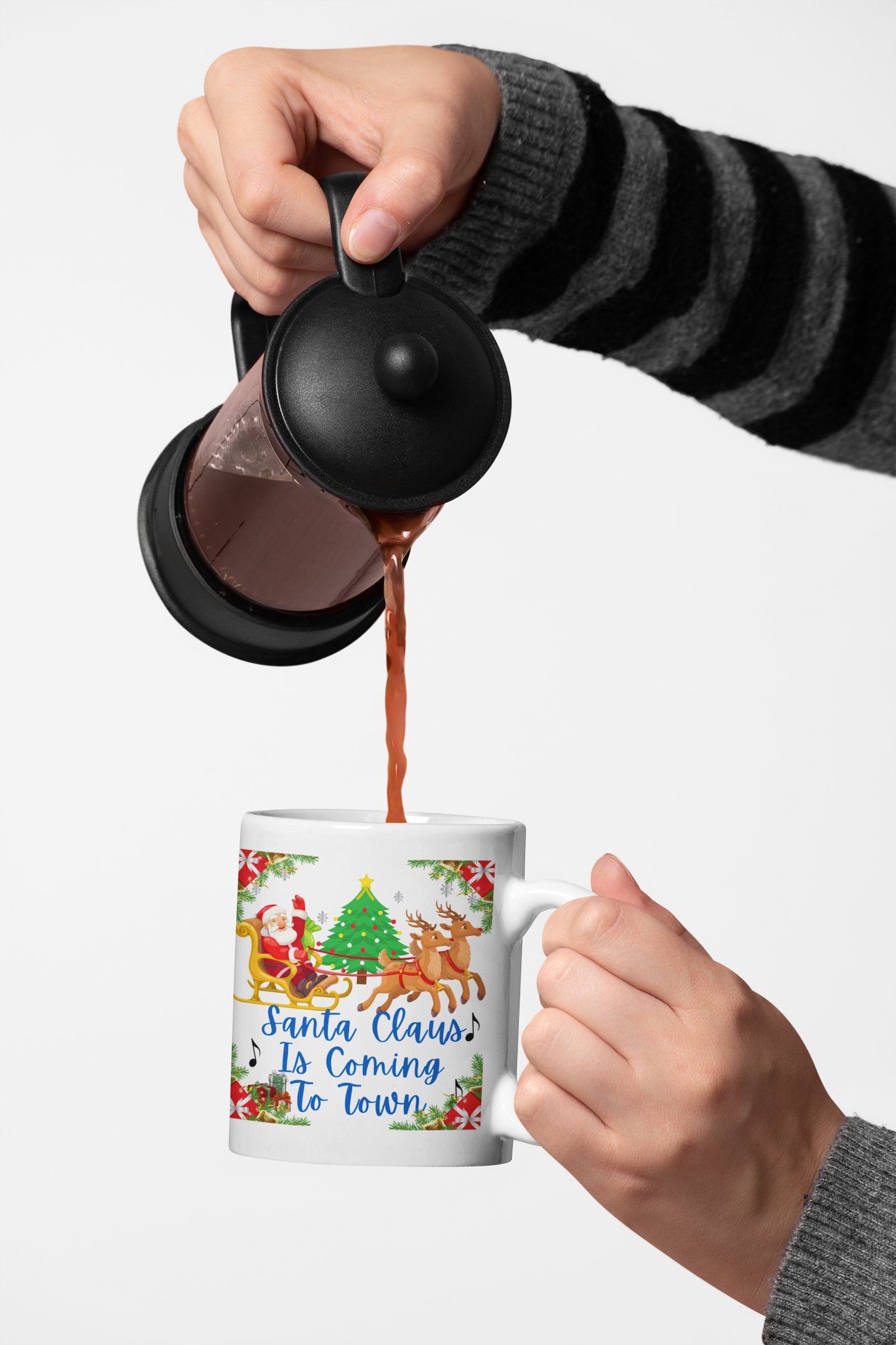 everwellaging.com-Santa Claus Is Coming To...11oz or 15oz Christmas mug