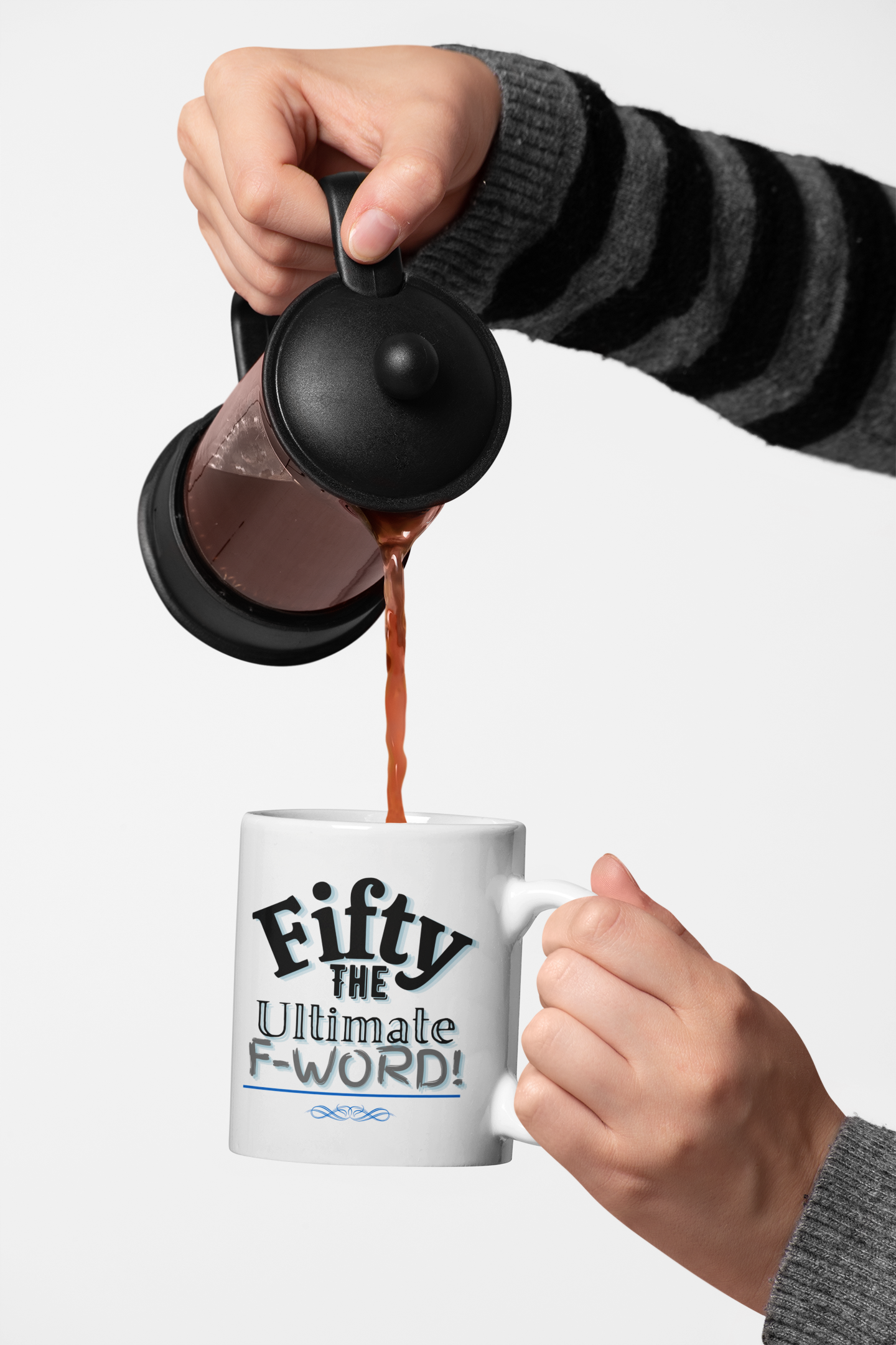 everwellaging.com-Fifty The Ultimate...11oz Or 15oz 50th Birthday gift-The Journey Begins