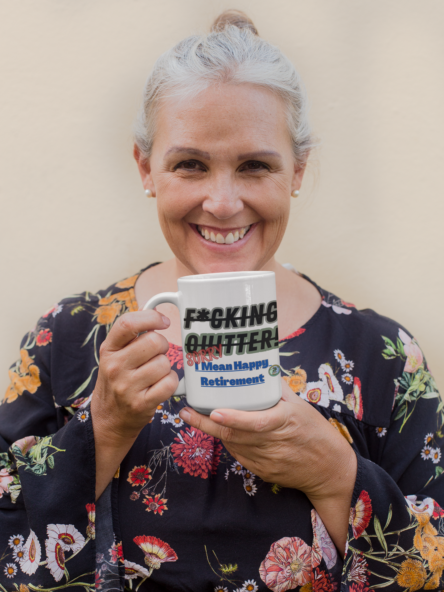 everwellaging.com-F*cking Quitter... Retirement Age 11oz Or 15oz Mug For Retiring Work Colleague.