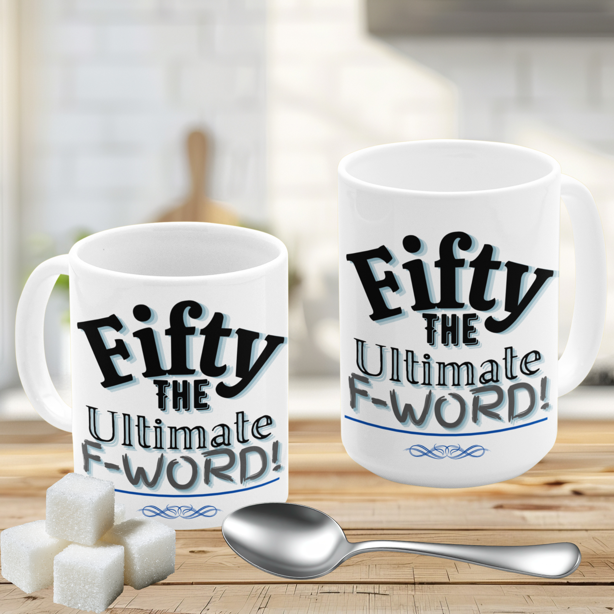 everwellaging.com-Fifty The Ultimate...11oz Or 15oz 50th Birthday gift-The Journey Begins