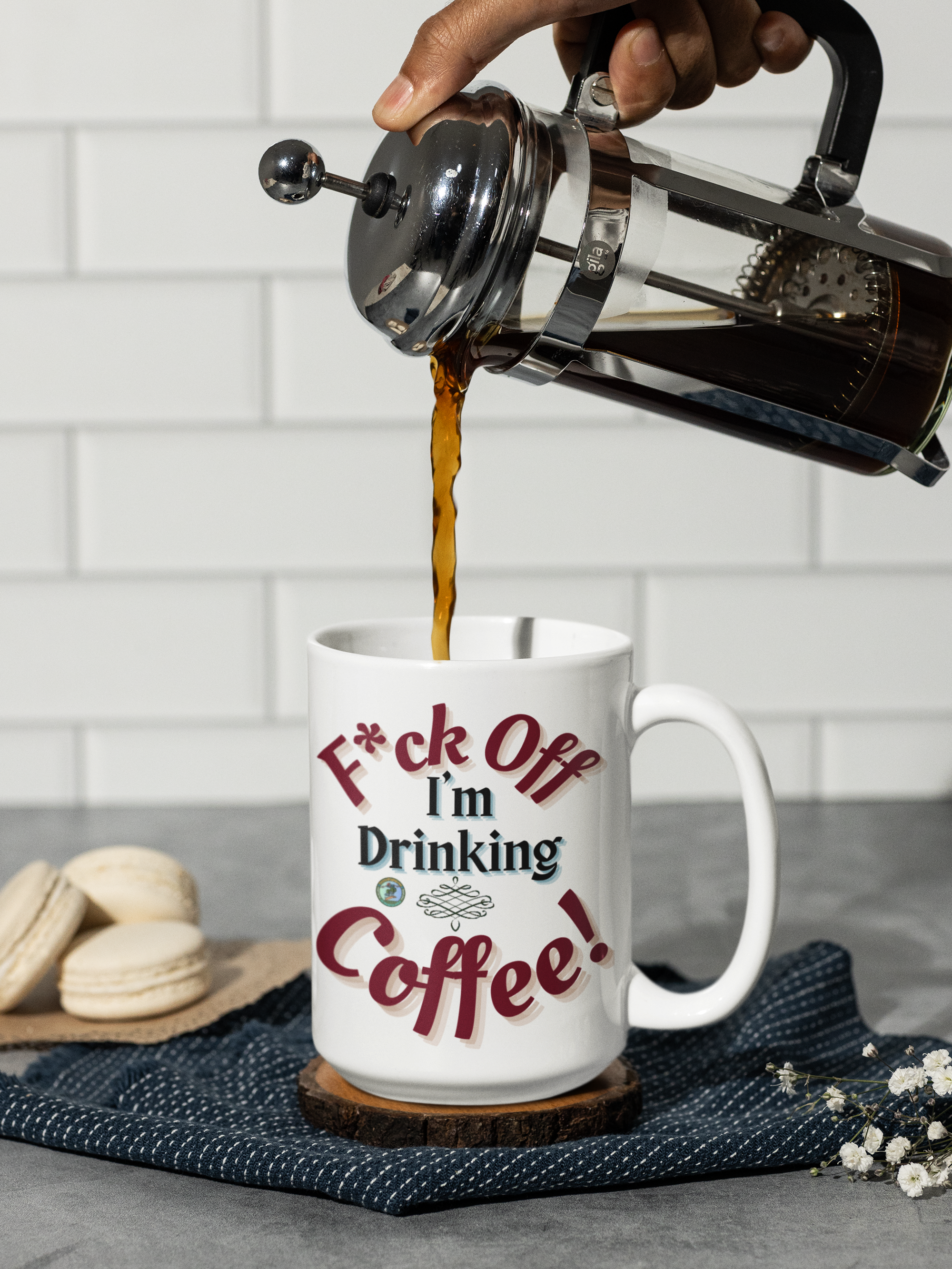 For Seniors Coffee Lovers-11oz Or 15oz Mugs "Fuck Off I'm Drinking...