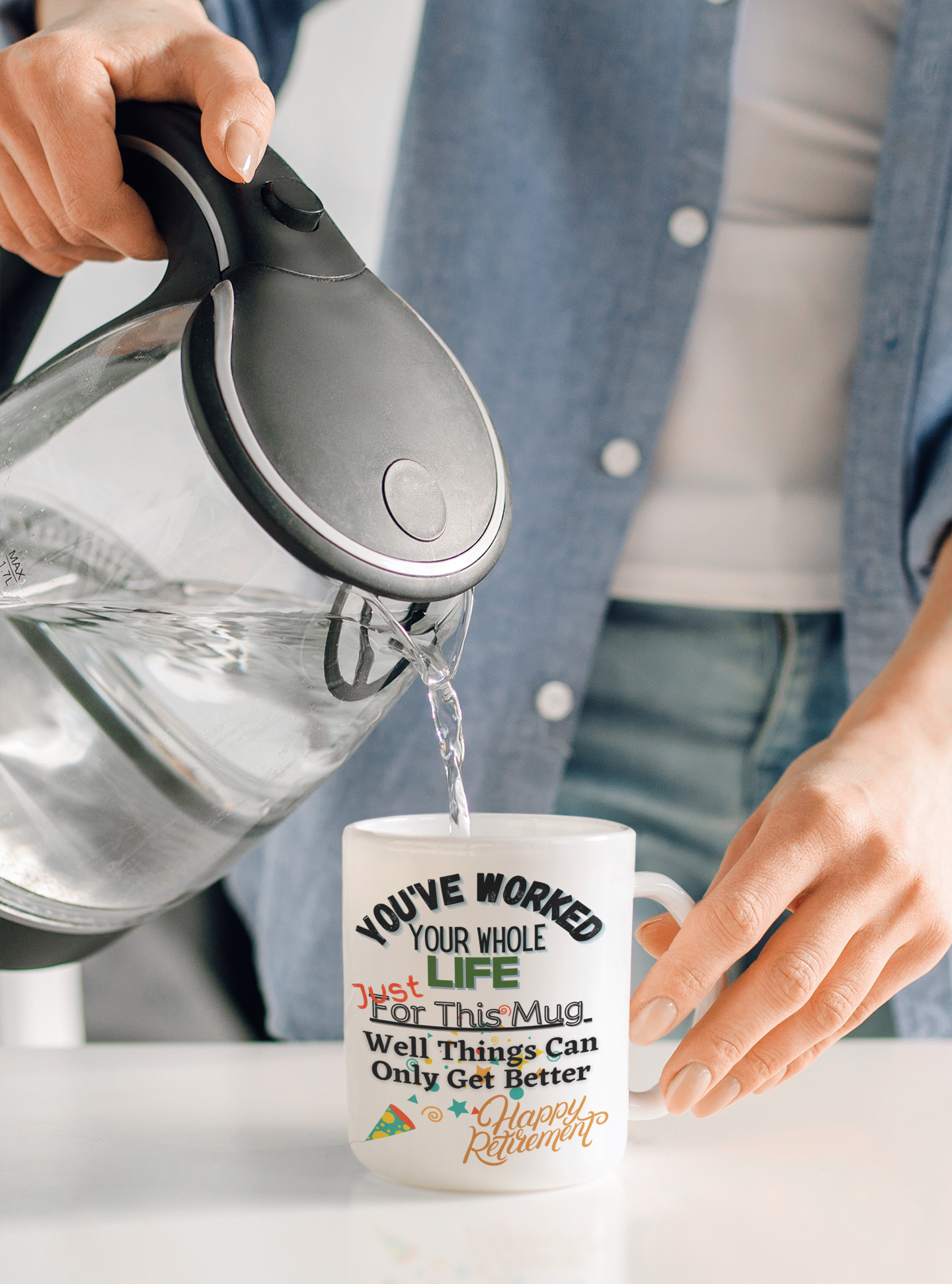 "You've Worked Your Whole Life..." 11oz or 15oz Mug For Retirement Success