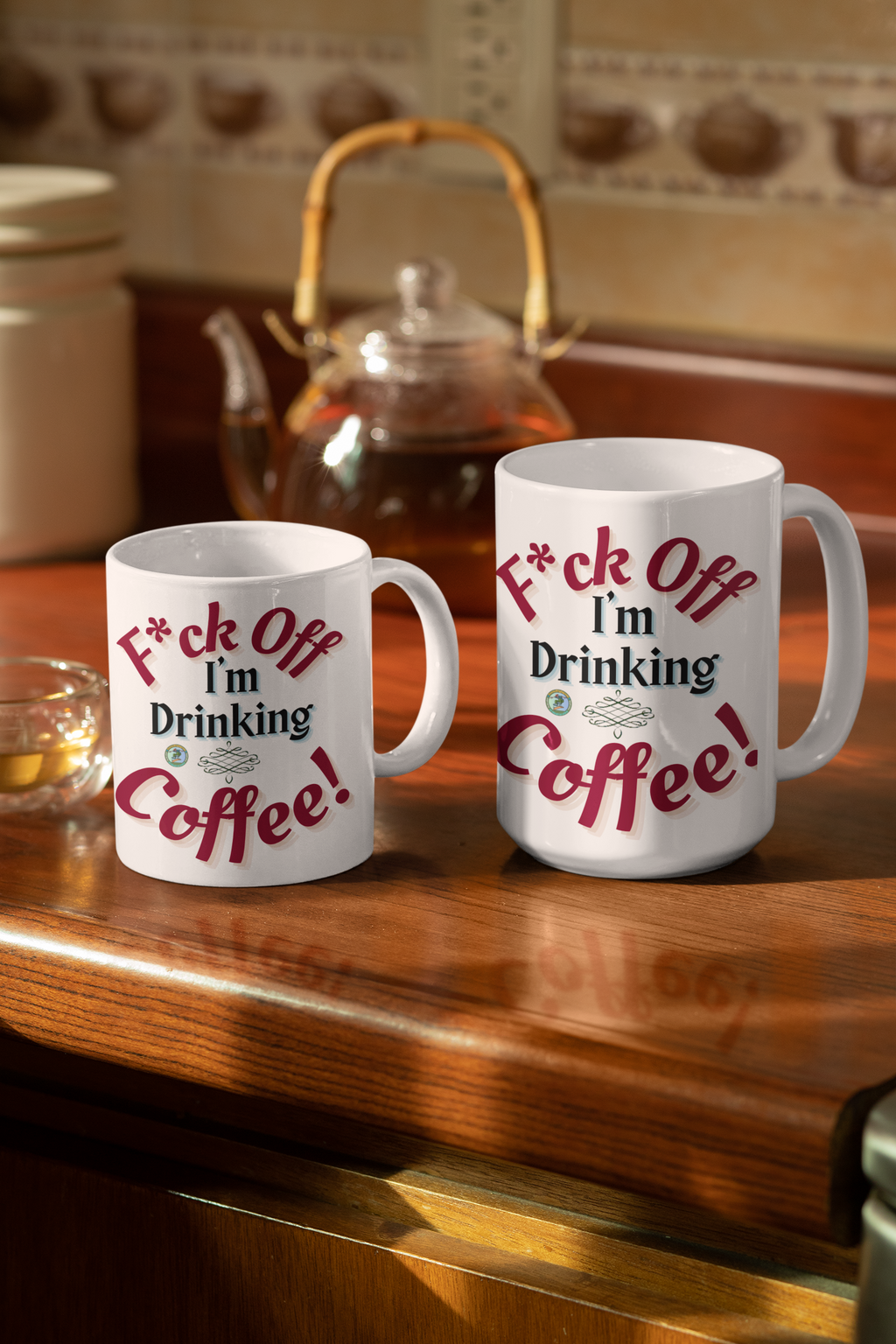 For Seniors Coffee Lovers-11oz Or 15oz Mugs "Fuck Off I'm Drinking...