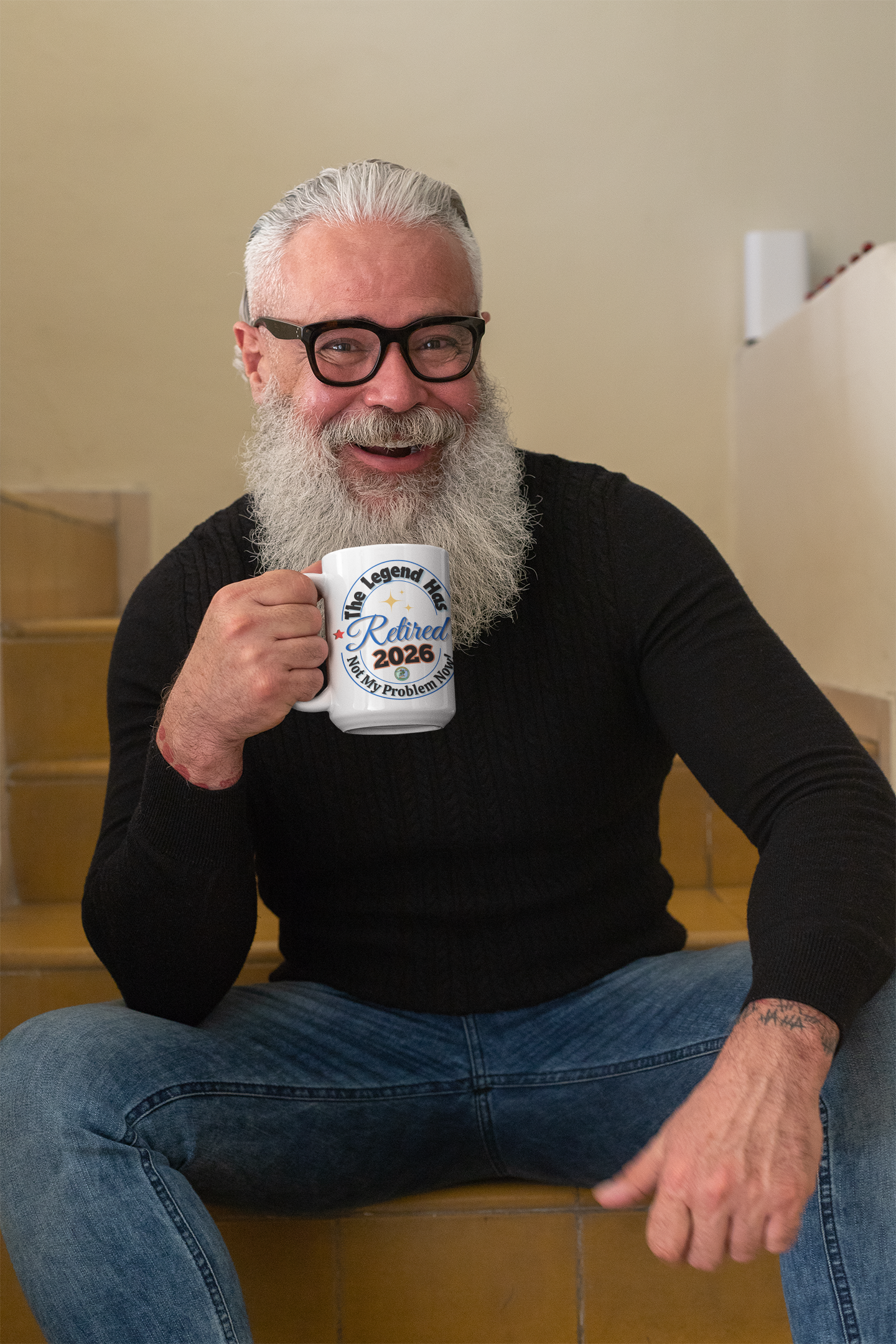 everwellaging.com-The Legend Has Retired... 11oz Or 15oz Retirement Mug For That Special Coworker