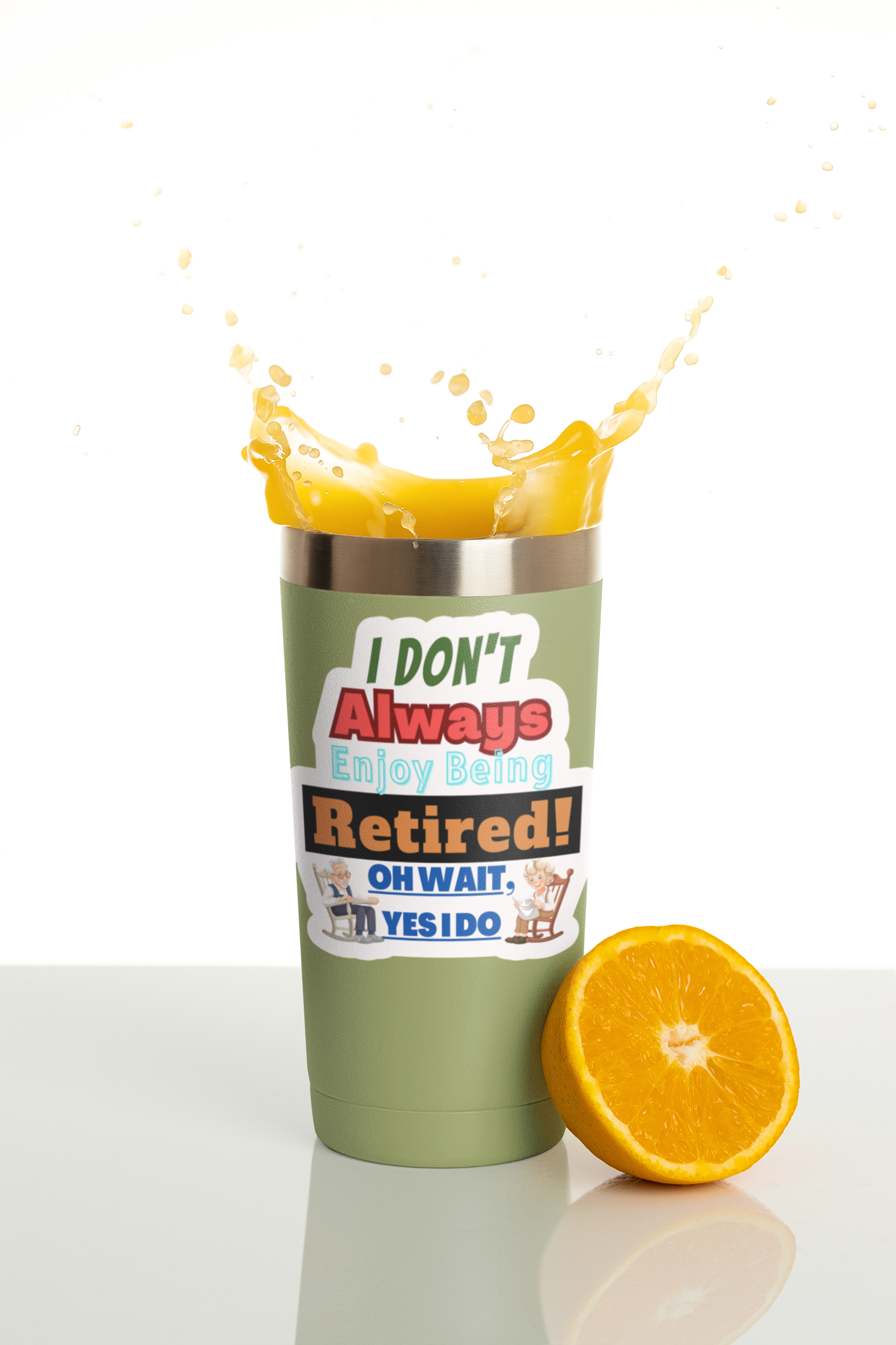 Retirement Gift Bubble-free stickers-I Don't Always Enjoy Being...